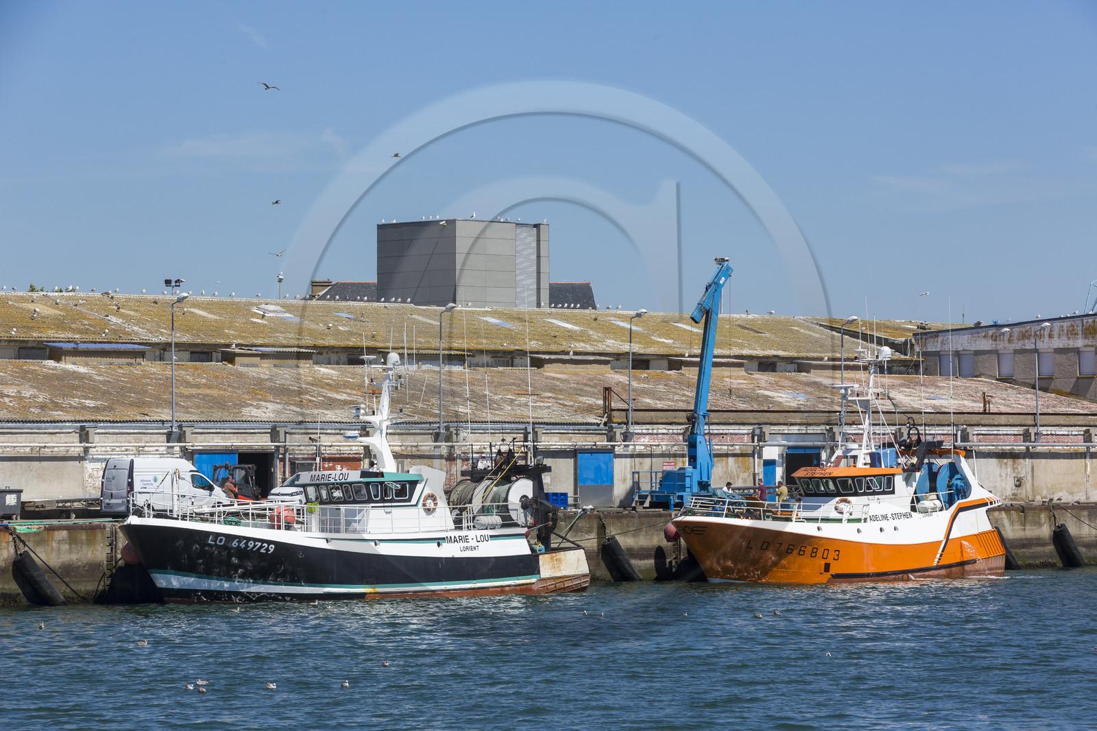 Le port de pêche de Lorient Le port de pêche de Lorient