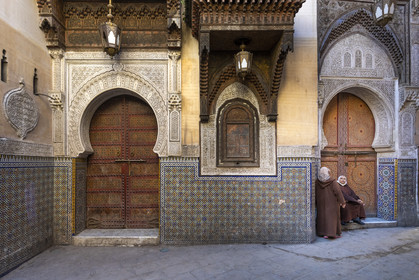 Mosquée de Zaouia Sidi Ahmed Tijani à Fès au Maroc